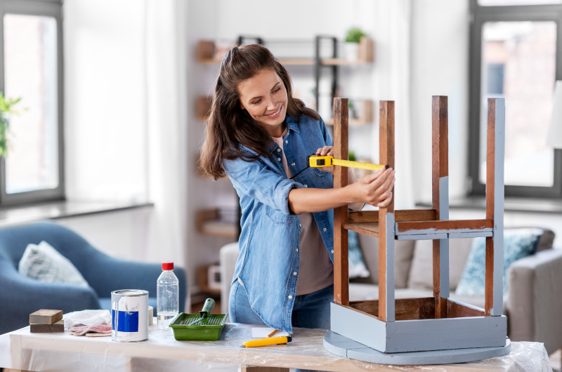Sicher arbeiten zu Hause bei handwerklichen Tätigkeiten